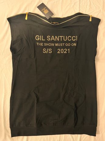NOWA damska bluzka Gil Santucci koszulka tunika bluzeczka GS tshirt M