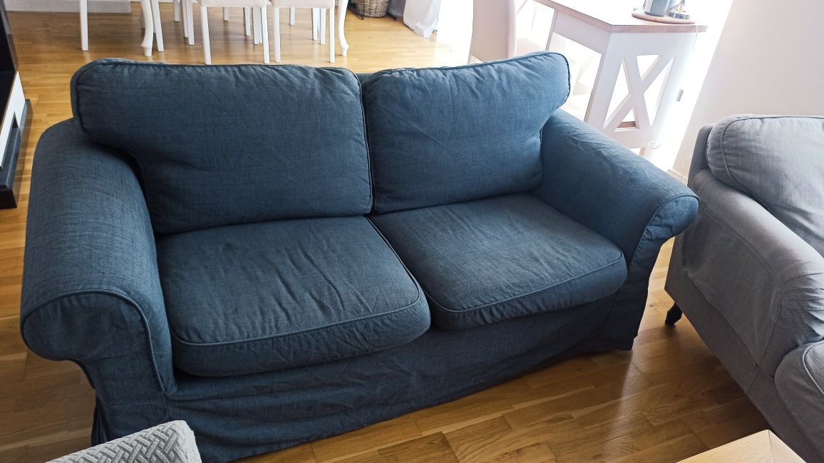 Zestaw mebli szezlong, kanapa fotel rozkładany IKEA ektorp MUREN