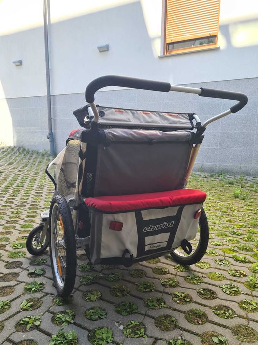 Przyczepka rowerowa Thule Chariot Cougar 2 amortyzowana dla 2 dzieci