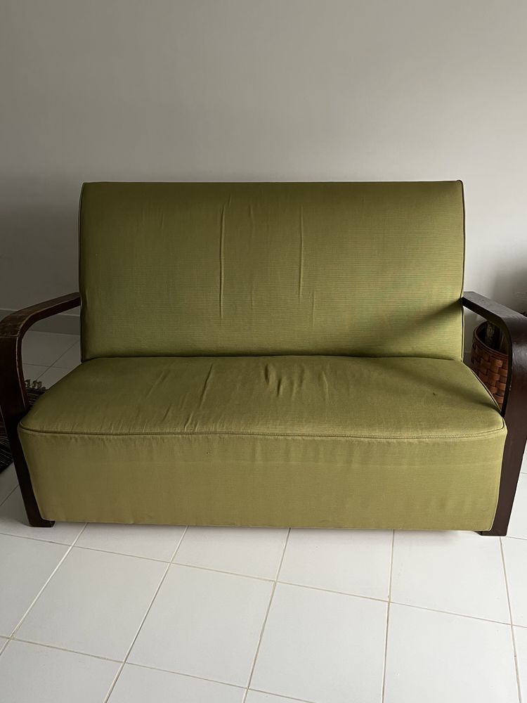 Sofá vintage cor verde