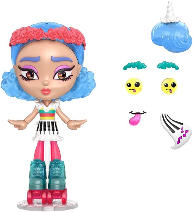 Кукла-конструктор Лотта Lotta Looks Skate Pop Doll with 10+