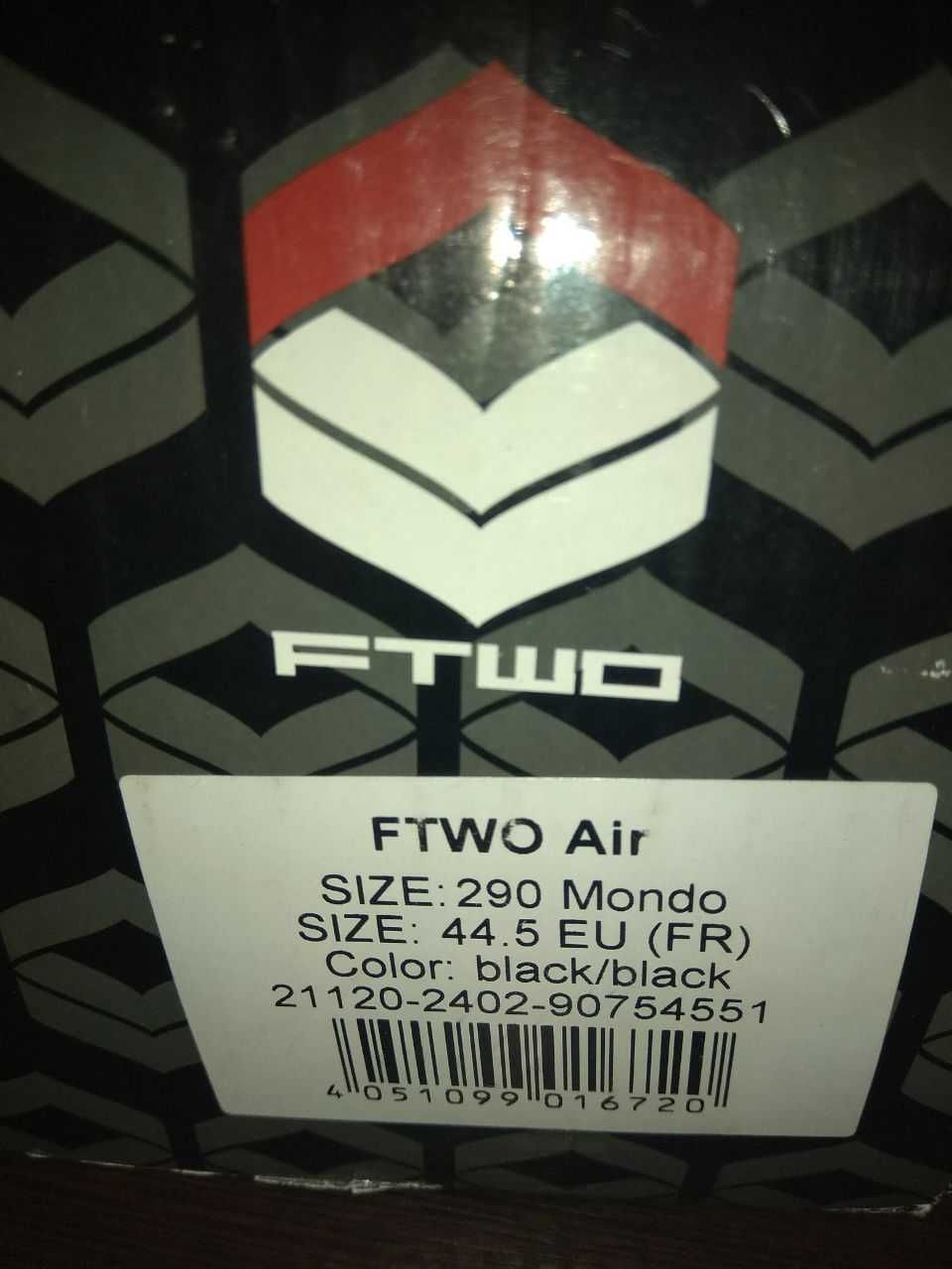 Ботинки сноубордические FTwo AIR - размер 44,5 !