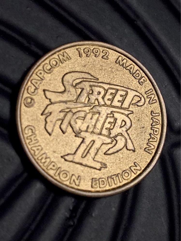 Vintage Game Medal Capcom Street Fighter