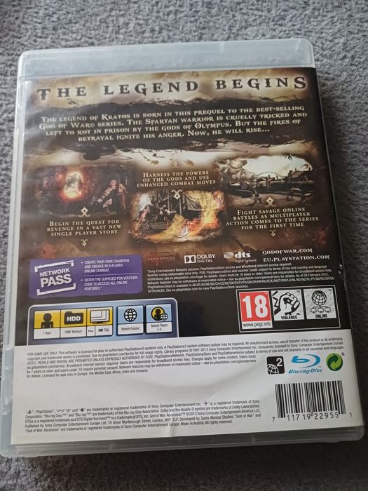 God of War Wstąpienie Ps3