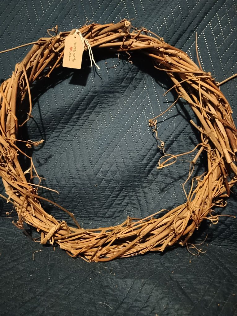 Wianek, wianki z gałązek winogrona, śr. 35 cm