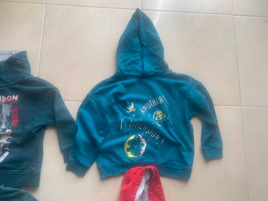 5x Hoodies | Sweatshirt | Camisolas de Rapaz - 5/6 anos - Lote