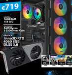 Computador Gaming - AMD RYZEN 5 5500 / RTX 4060 8GB / 16GB RAM /