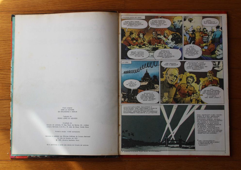 Livro BD "As Grandes Batalhas – De Estalinegrado a Berlim"