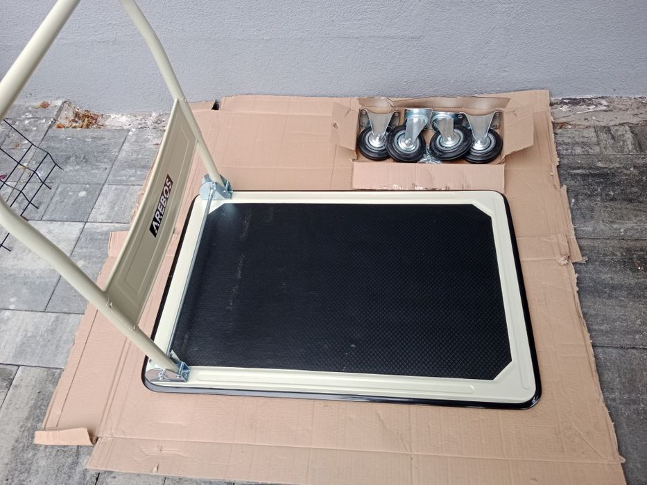 Wózek platformowy transportowy Arebos składany do 300 kg