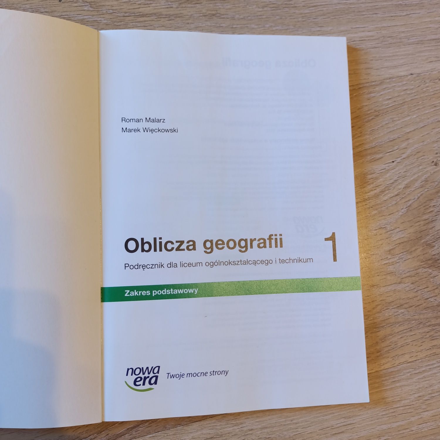 Podręcznik do geografii oblicza geografii 1 klasa liceum, technikum