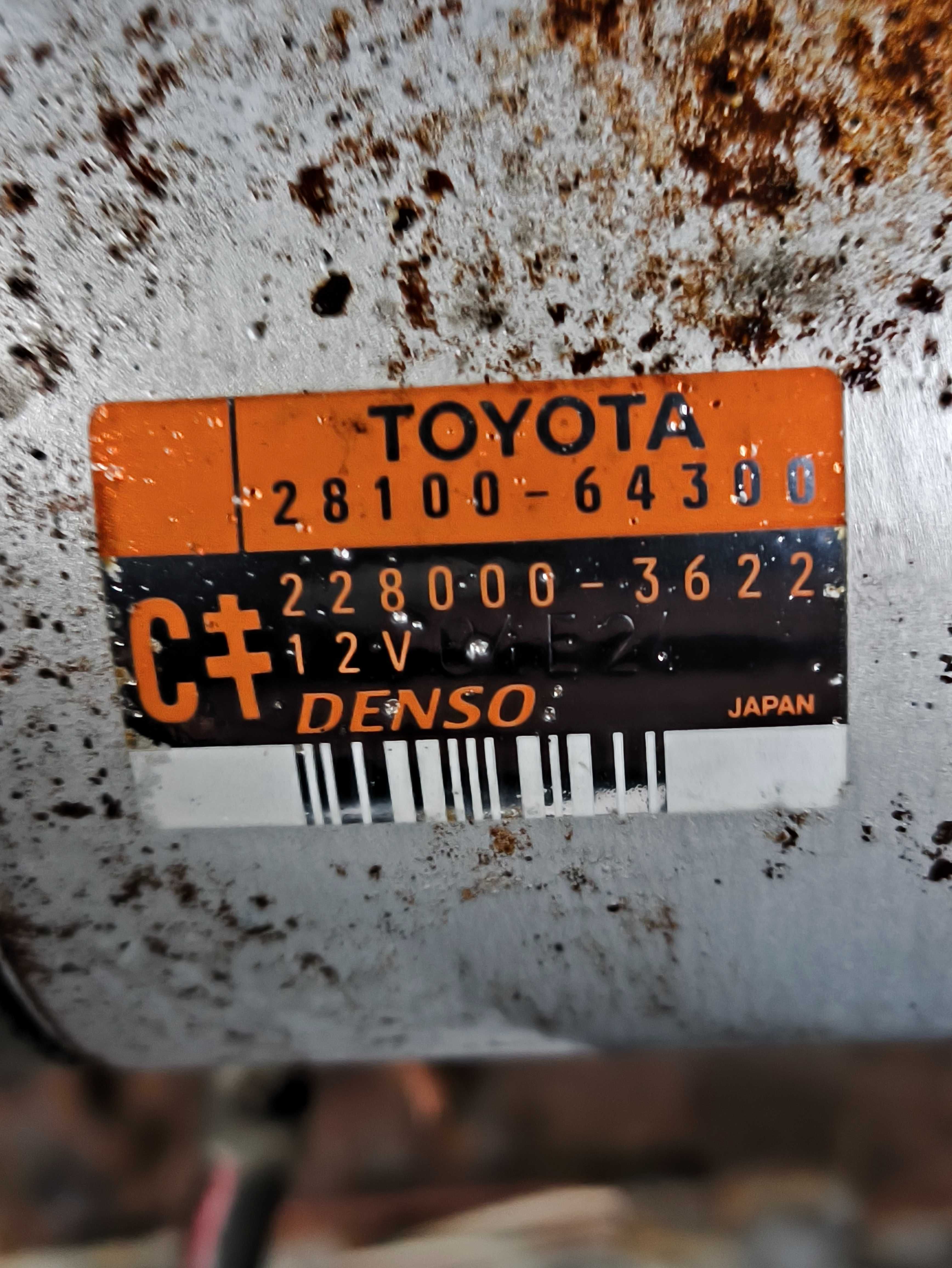 Rozrusznik Toyota Rav4 II 2.0 D4D 1CD 116km 04r 28100/64300 Siedlce