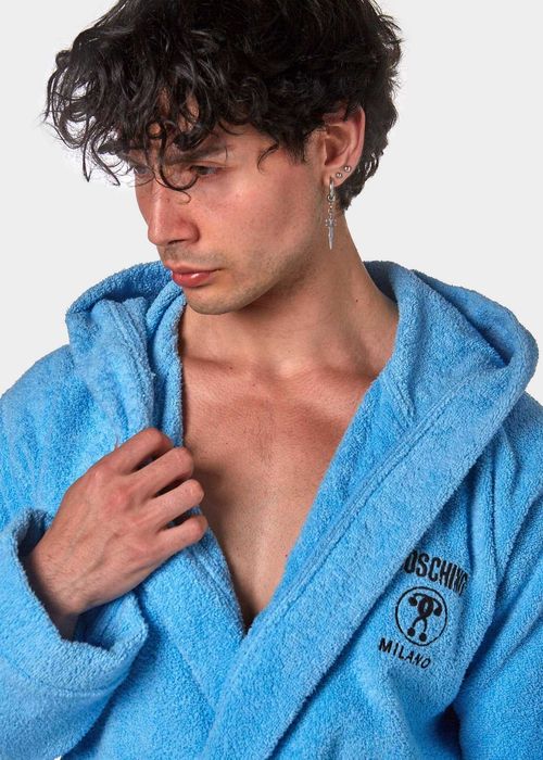 MOSCHINO męski efektowny szlafrok MILANO