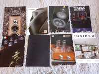 Prospekty – Katalogi – Foldery – Ulotki sprzętu Audio