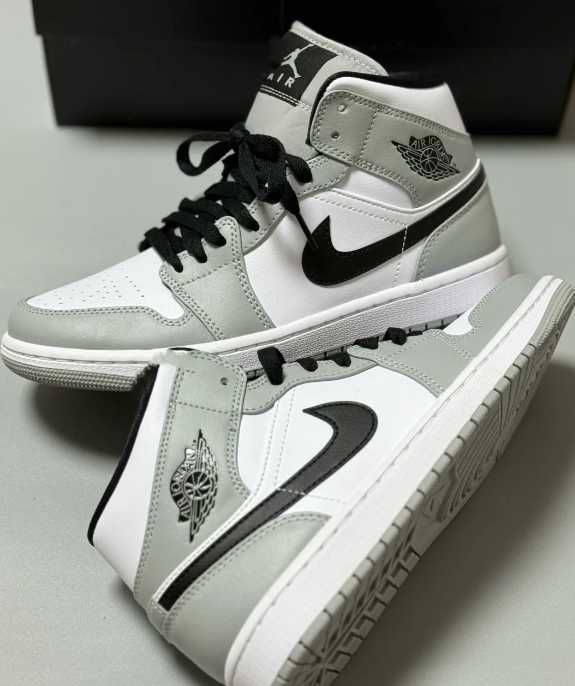 Nike Air Jordan 1 Mid Light Smoke Grey Eu 39