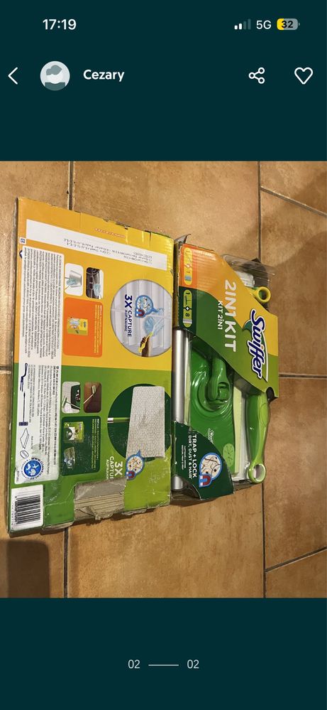 Mop zestaw swiffer