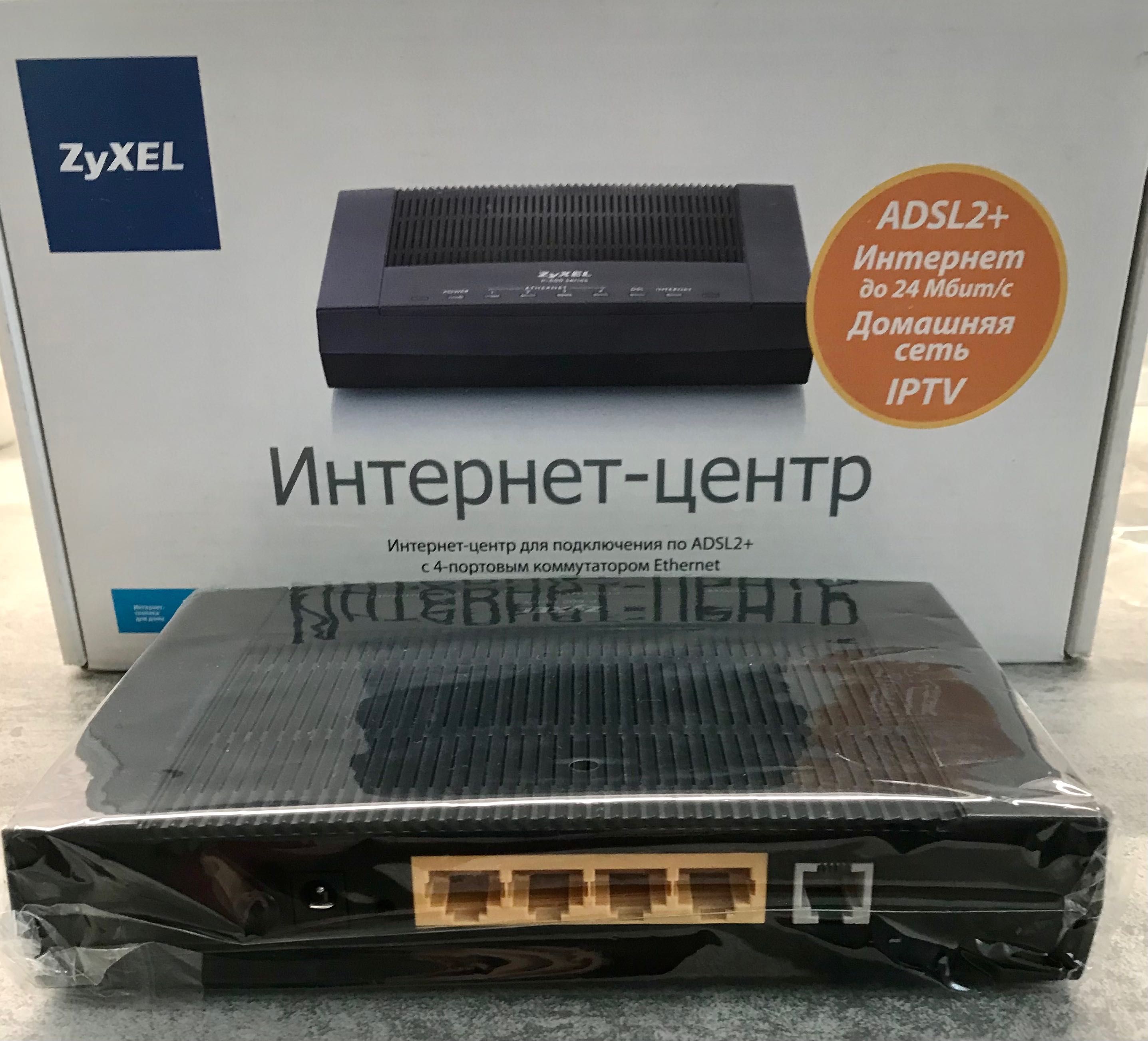 Модем ZyXEL ADSL2+ P660HT3 EE НОВЫЙ интернет центр Дом сеть IPTV