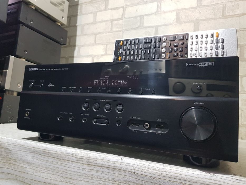 Пульт!7.1AV-ресивер Yamaha RX-V673 7х150Вт USB,4K,USB,AirPlay