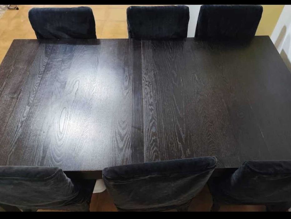 Mesa de Jantar + 6 Cadeiras