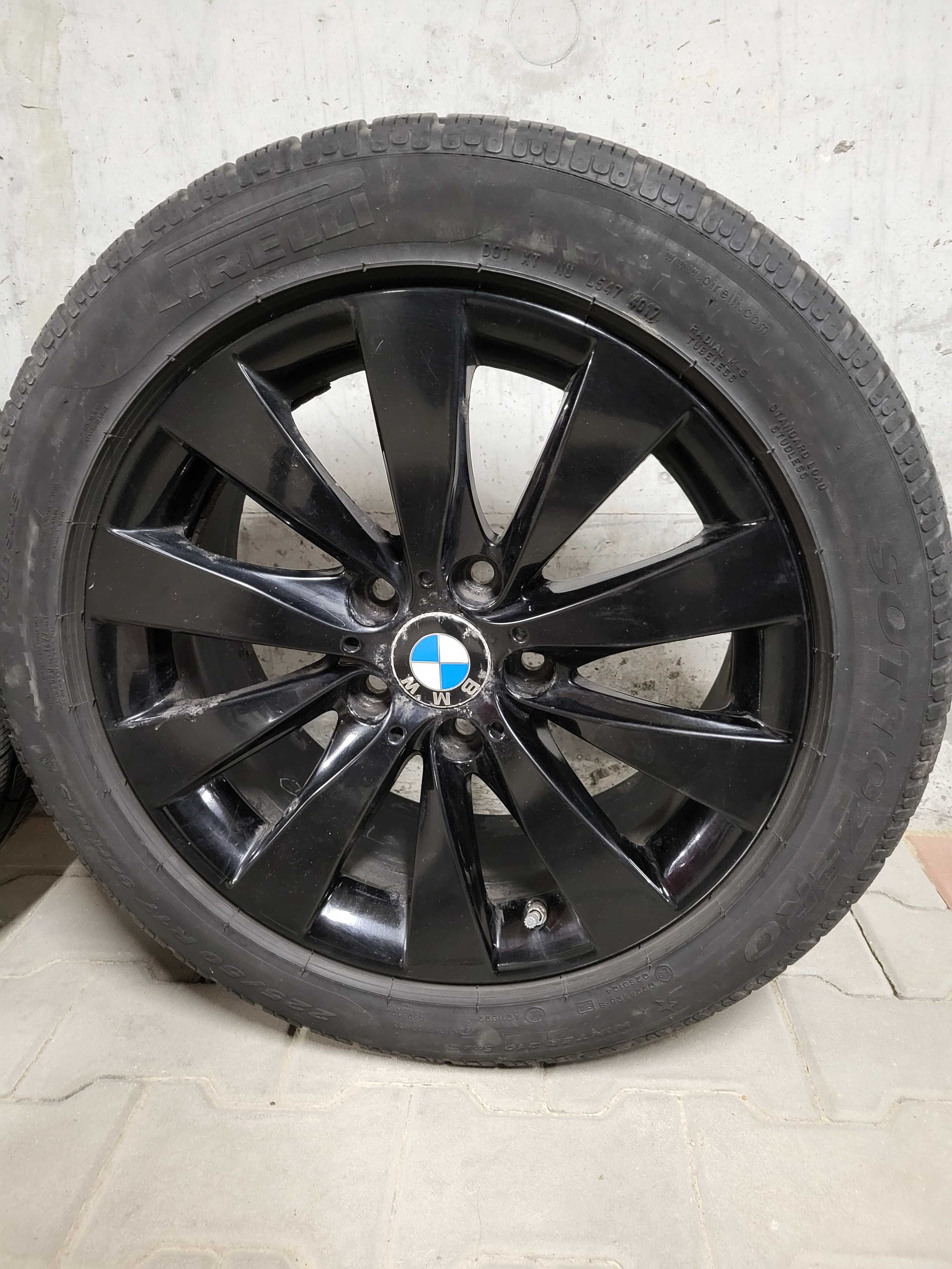 Koła felgi BMW oryginalne 17" 2J2x17H2, opony zimowe Pirelli