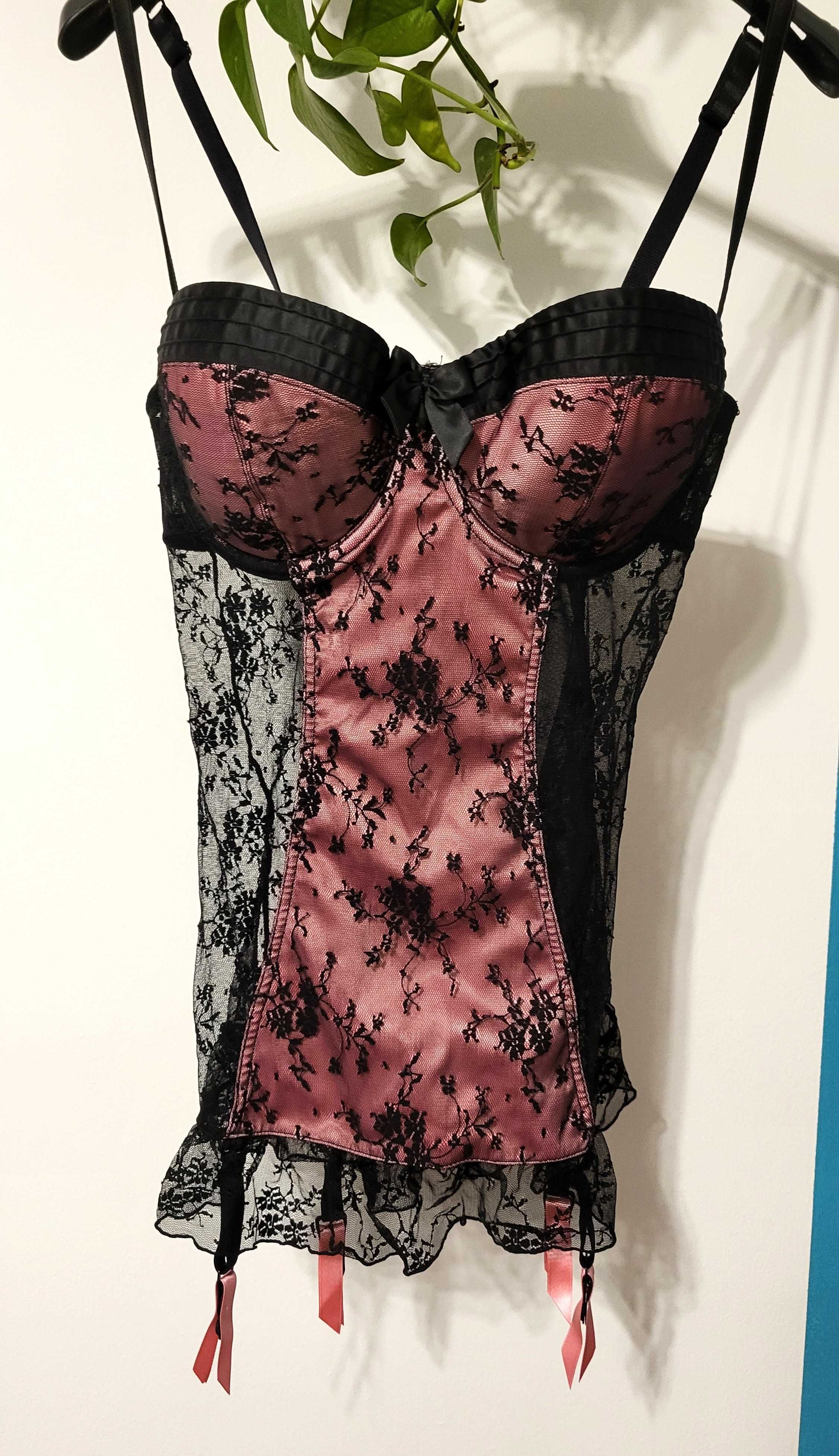 Gorset haleczka marki La Senza Lingerie rozmiar 38E