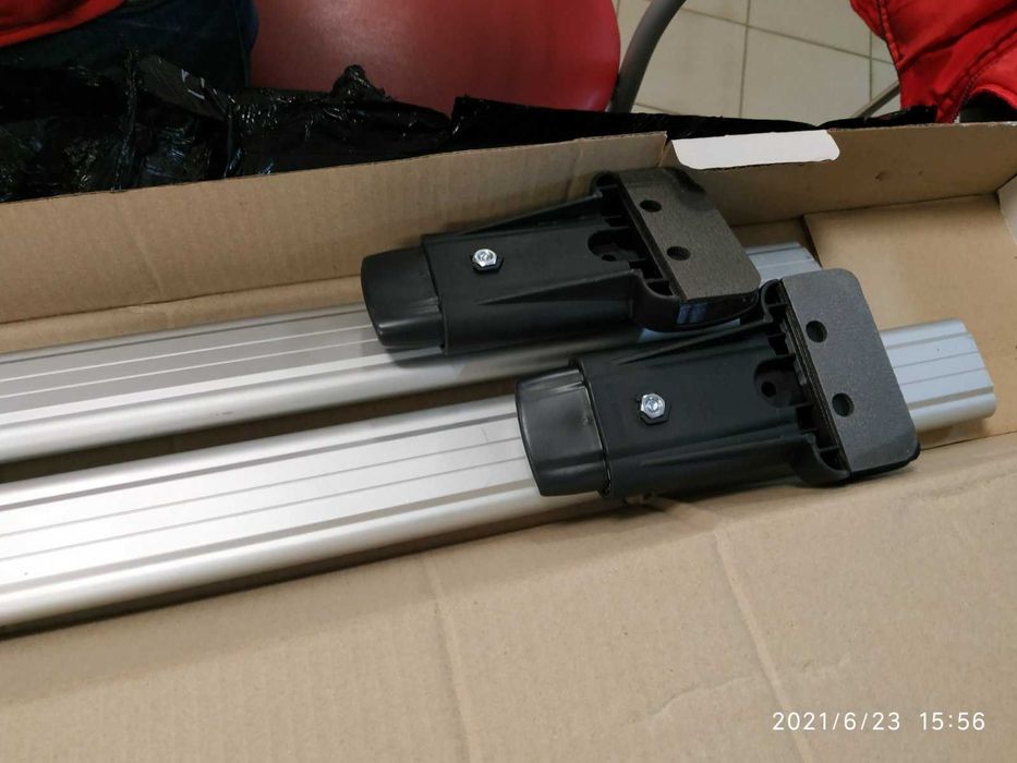 Комплект Аеродинамічніх поперечок  KV5 на рейлінги Jeep Compass