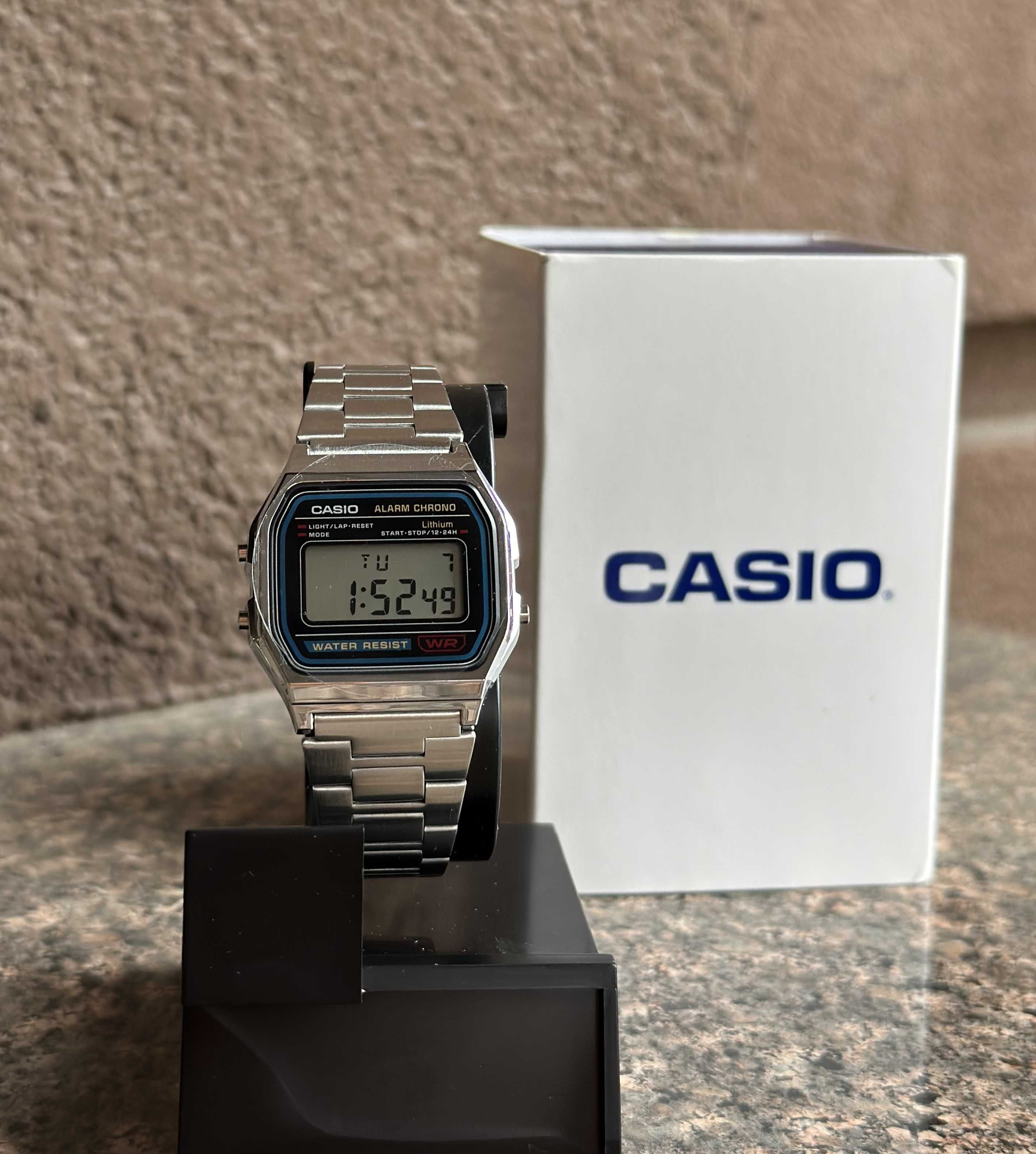 Оригінальний годинник Casio A158WA-1DF мужские часы