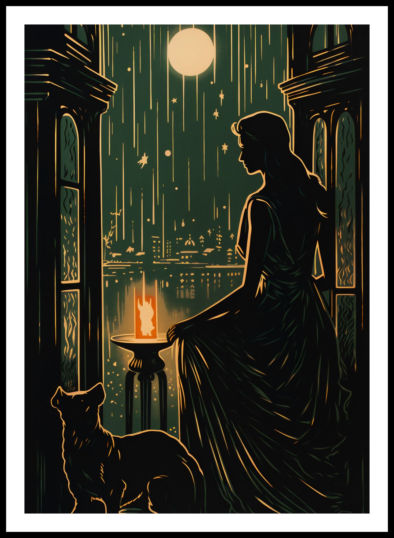 Plakat 59,4x84,1cm Nocne Szeptanie