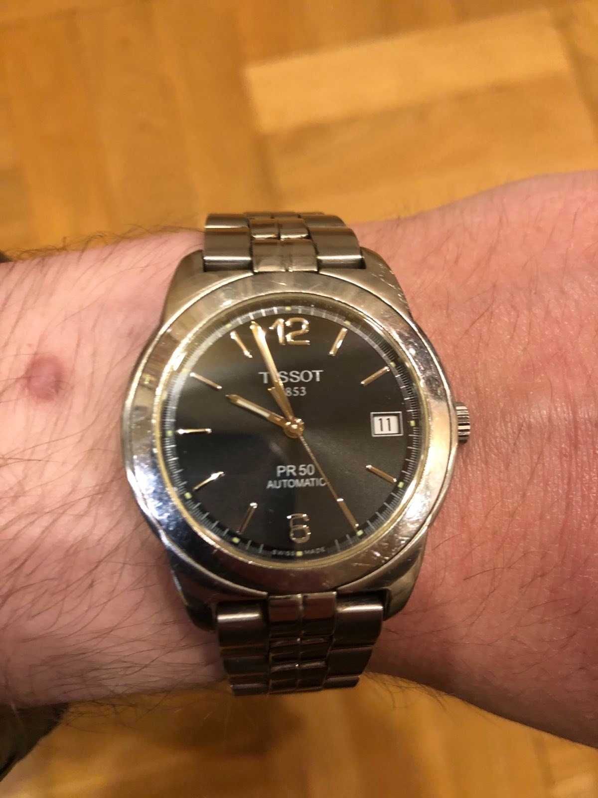 годинник Tissot PR50 sapphire glass automatic