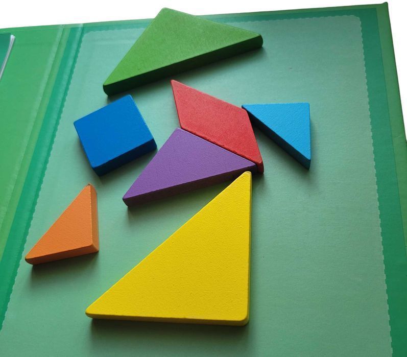 Tangram książeczka magnetyczna układanka klocki # 177