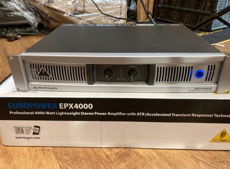 Підсилювач Behringer EPX4000 усилитель у стані нового 4000Вт 4Ом