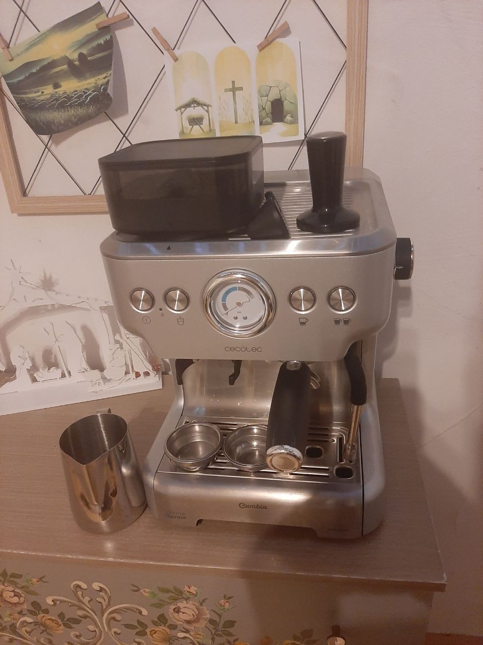 Еспресо-машина Cecotec Power Espresso 20 Barista Aromax з Німеччини