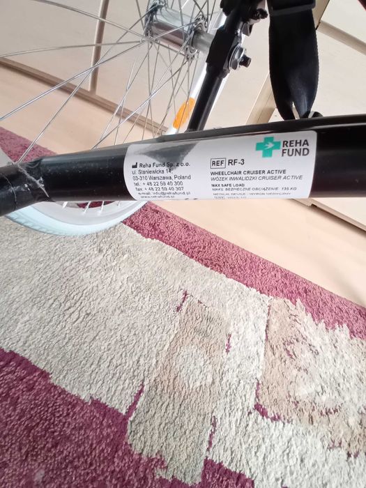 Wózek inwalidzki Cruiser Active RF 3 _ 45 cm
