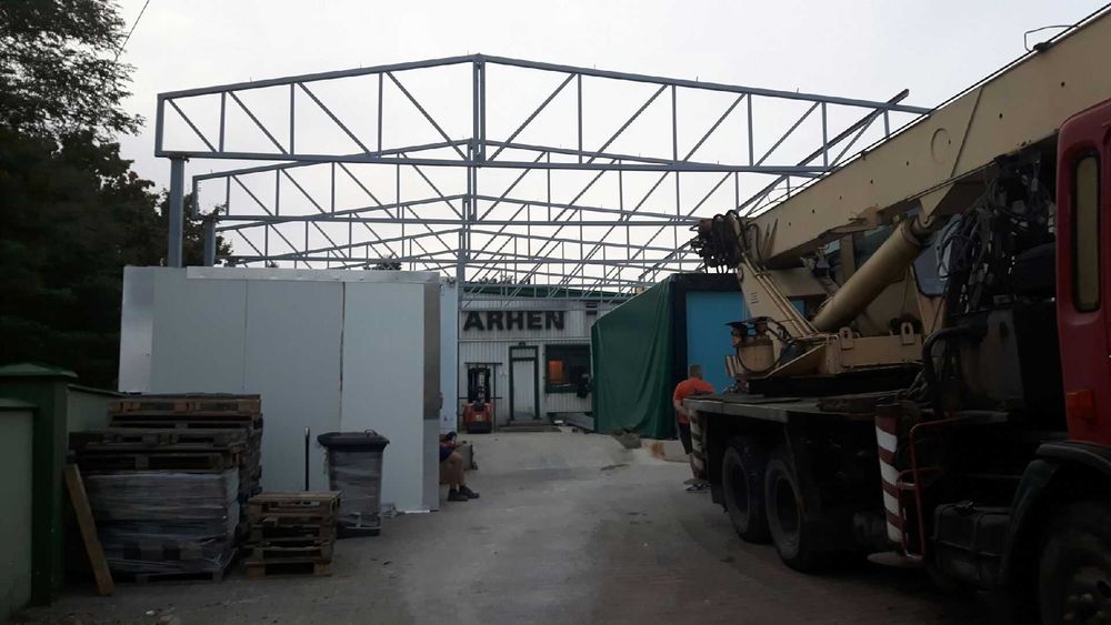 Konstrukcja Stalowa 10x20x4.Certyfikat ZKP