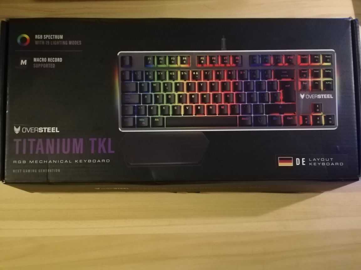 Sprzedam klawiaturę OVERSTEEL TITANIUM TKL