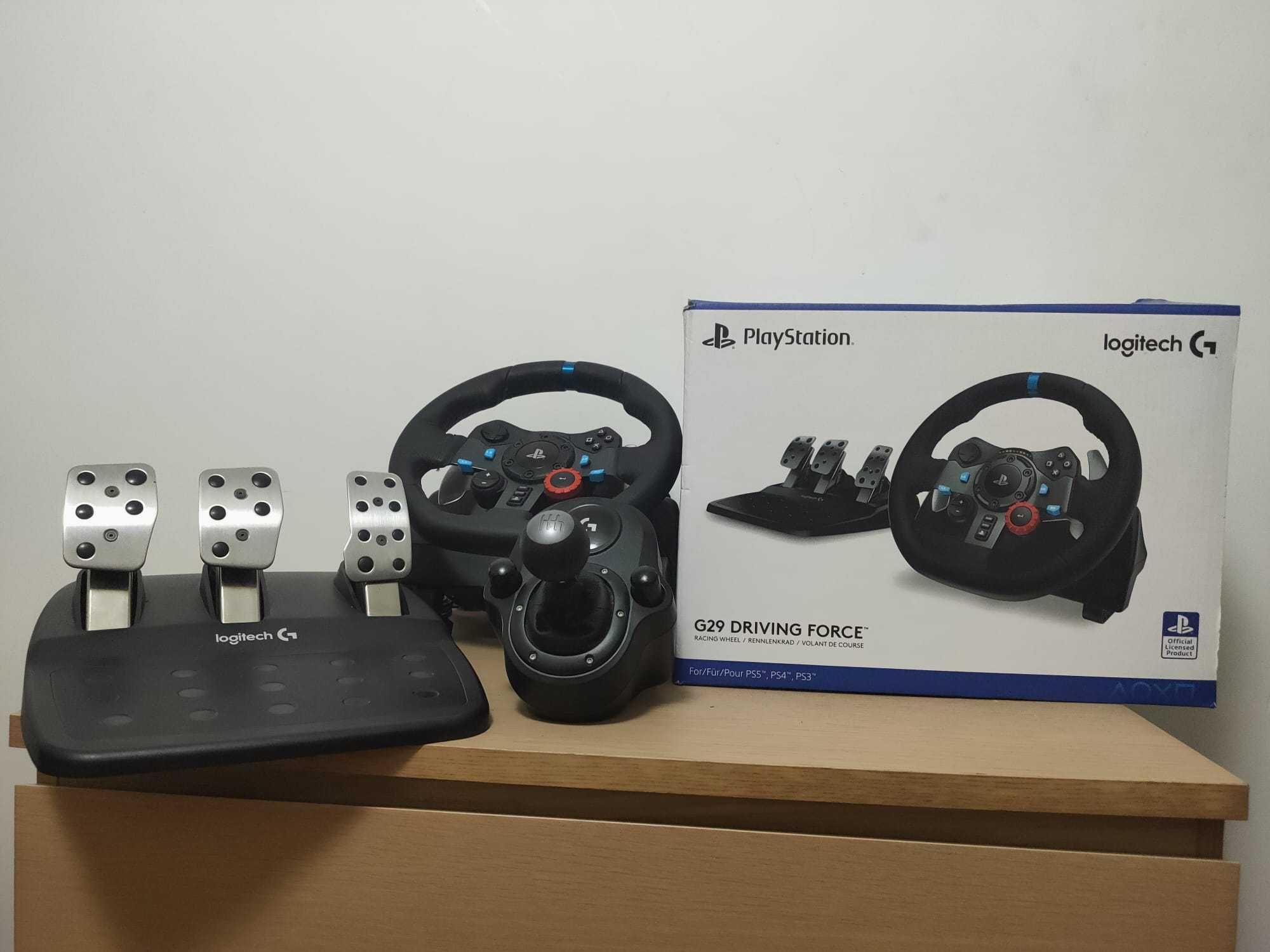 Vendo Volante + Pedais LOGITECH G29 (Multiplataforma) + Shifter