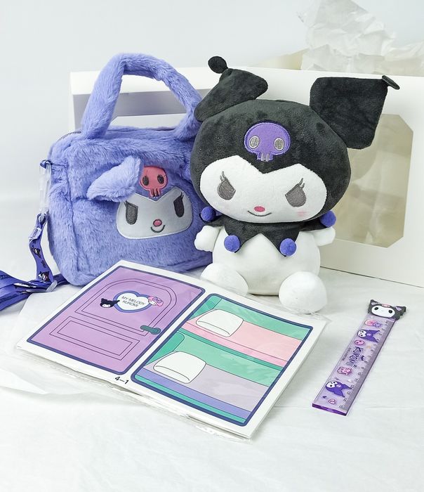 Подарунковий набір для дівчинки з іграшкою Куромі Kuromi Sanrio