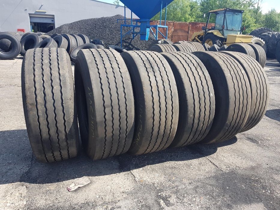 Opony Używane do naczepy 385/65r22.5 OKAZJA 4 Paskowe Możliwa Wysyłka