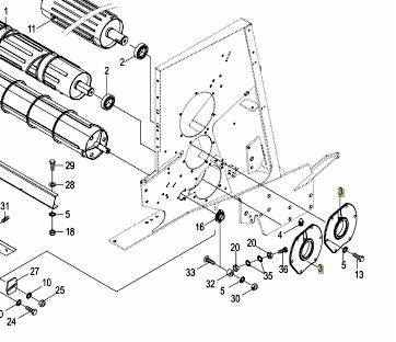 Obudowa Łożyska prasa Krone Comprima Fortima Combi Round Vario Pack