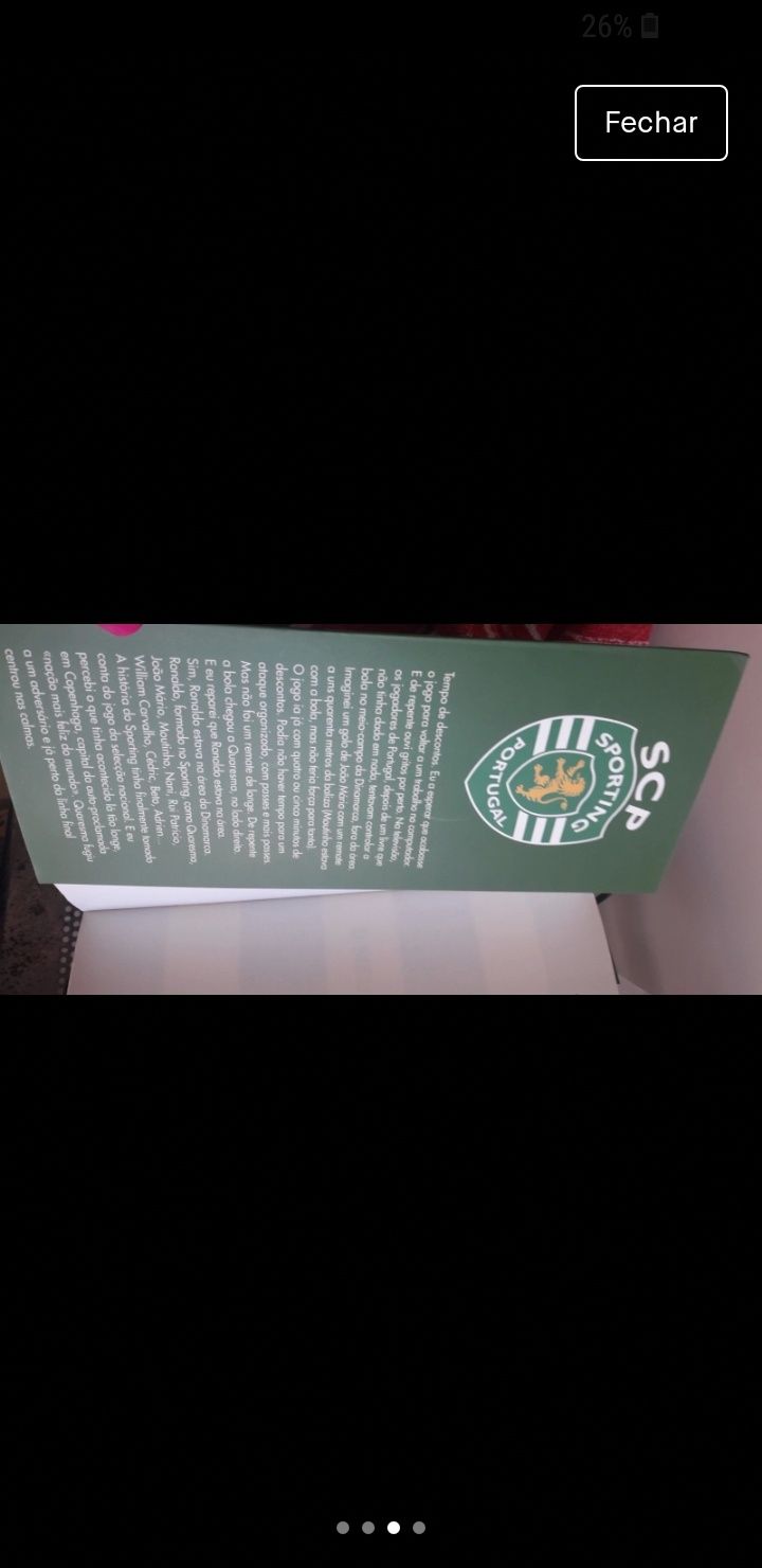 Livro" o meu ídolo Sporting"