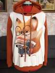 Bluza damska „Rudy lis”roz. XL