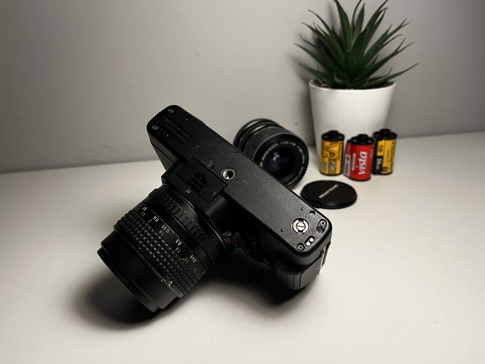 Praktica BX-20  50mm f1,8/ 35-70mm f3,5-4,8 - aparat analogowy,zadbany