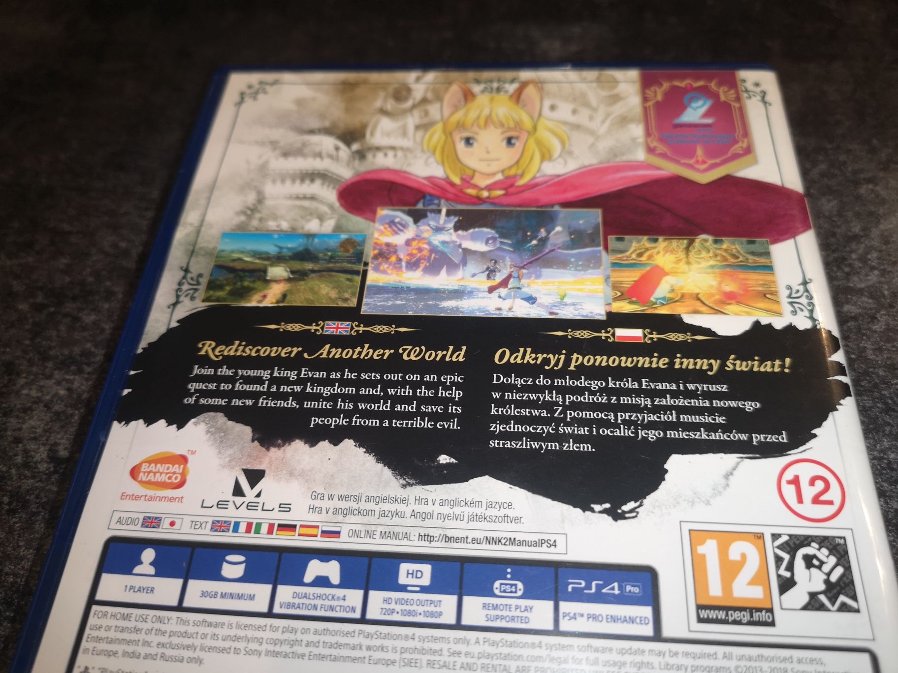 Ni No Kuni PS4 gra (Manga, Fantasy) sklep Ursus (możliwość wymiany)