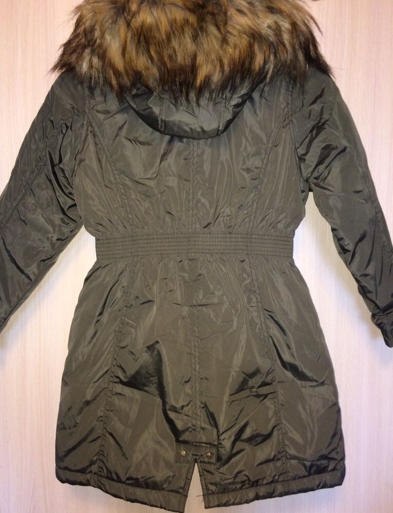 Новая удлинённая куртка курточка парка пальто DKNY, р.М 10/12