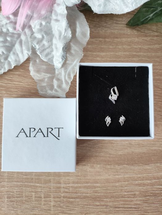 Komplet biżuterii ze srebra Apart