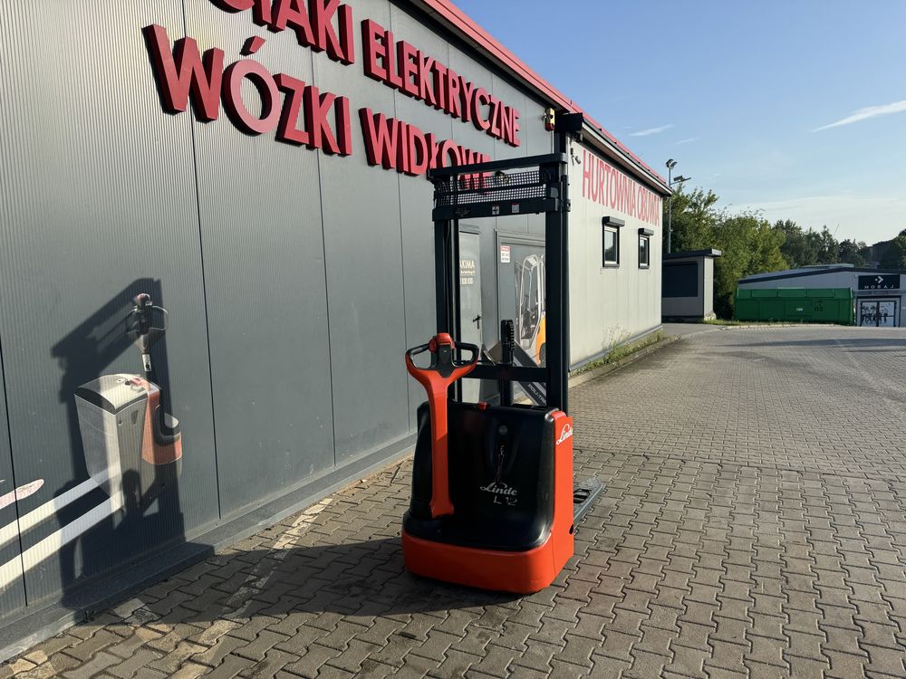 Paleciak elektryczny Linde L 12 wózek 330 cm 1200 kg wózek Jak Nowy
