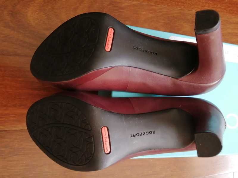 Sapato Salto Bordeaux Rockport