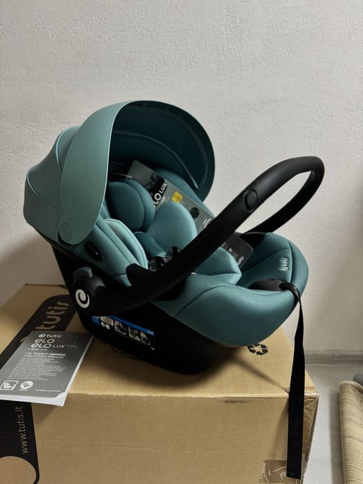 Автолюлька Tutis Elo Lux Mint нова в коробці з адаптерами