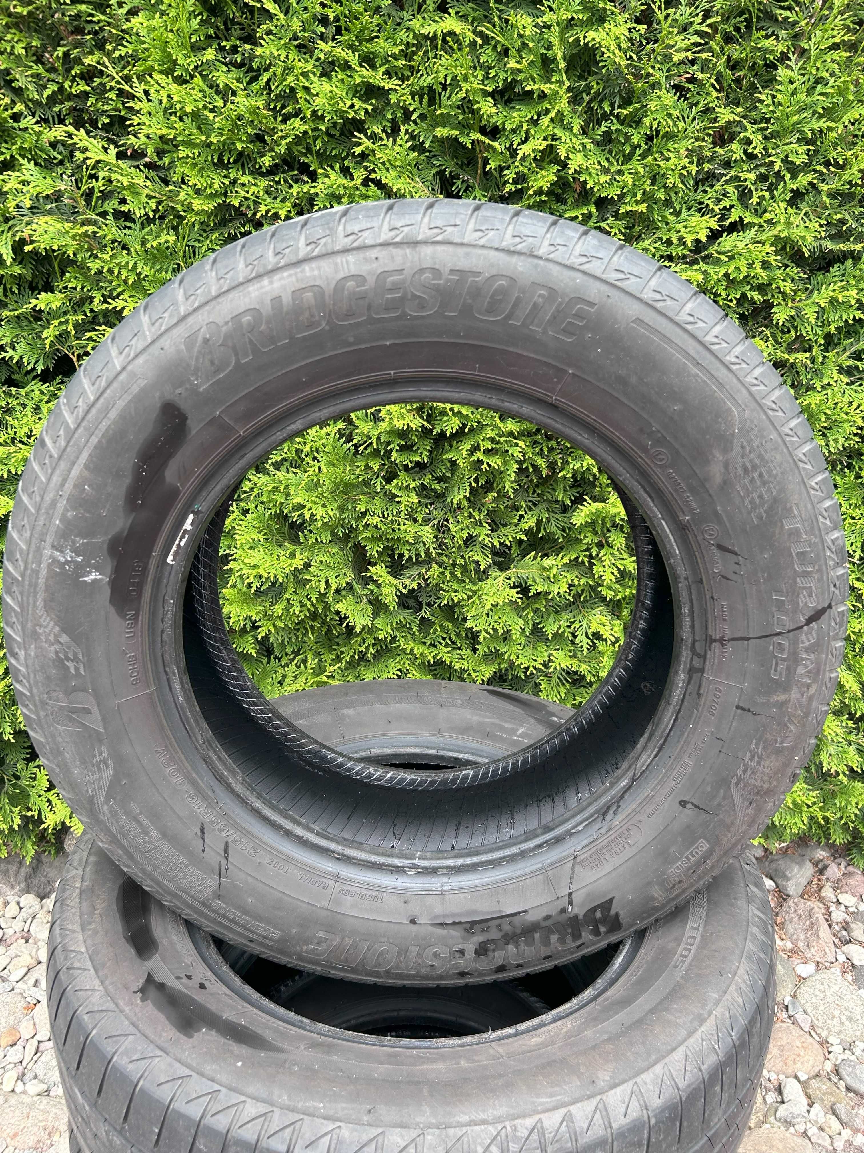 Opony letnie Bridgestone Turanza T005 102V komplet 4 szt. 215/65R16