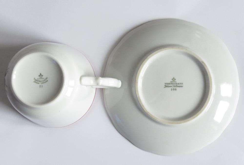 Германия Первая мировая 1914 чайно-кофейный набор чашка блюдце Bavaria