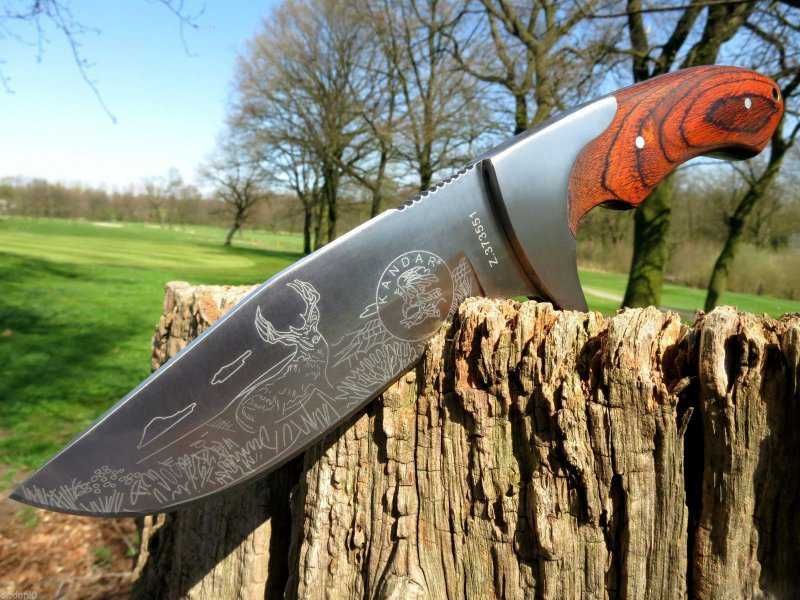 Nóż Myśliwski  Wojskowy Pokrowiec